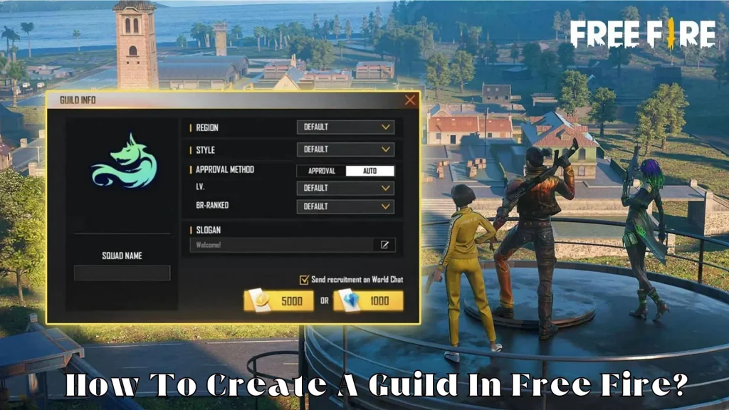 how-to create a guild in free fire
