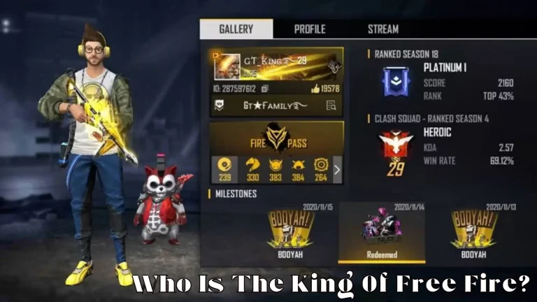 Who is the king of Free Fire? – A Full Guide
